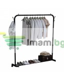 Щендер стойка за закачалка за дрехи и обувки стомана